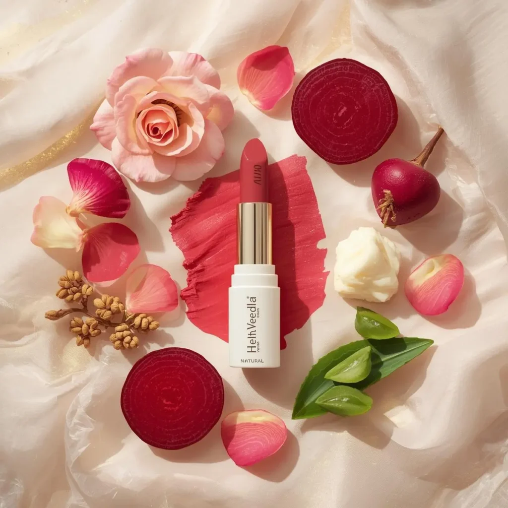 herbvedha natural tinted lipstick