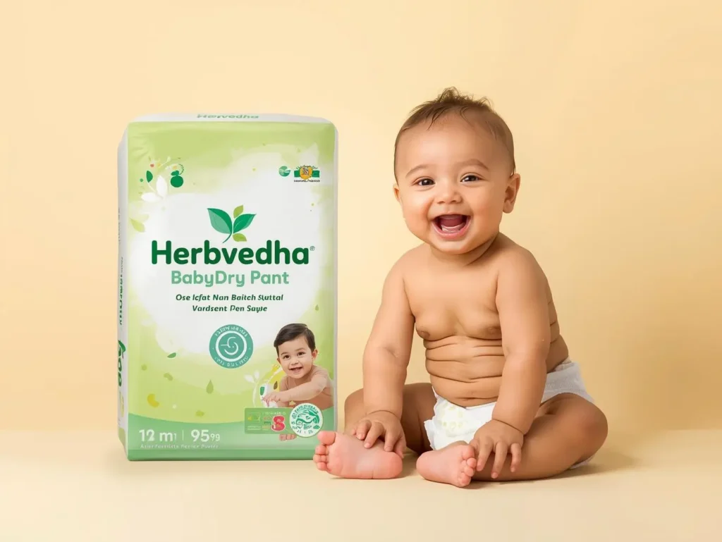 herbvedha babydry pant