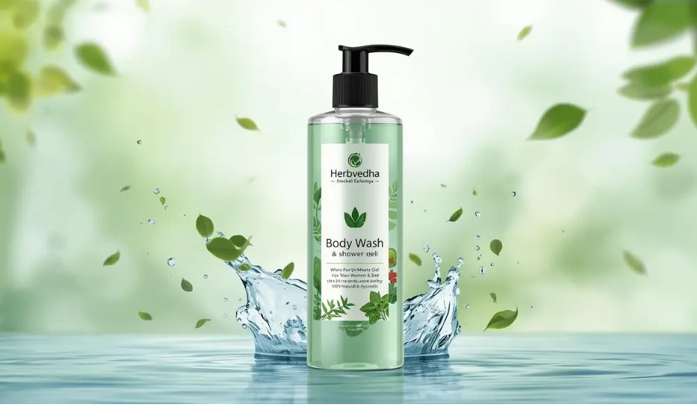 herbvedha body and shower gel