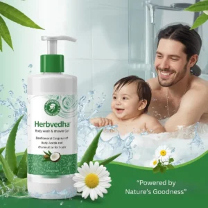 herbvedha body wash and shower gel