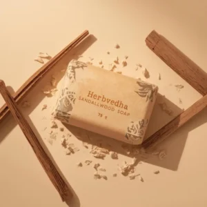 Herbvedha sandalwood soap for daily skin care