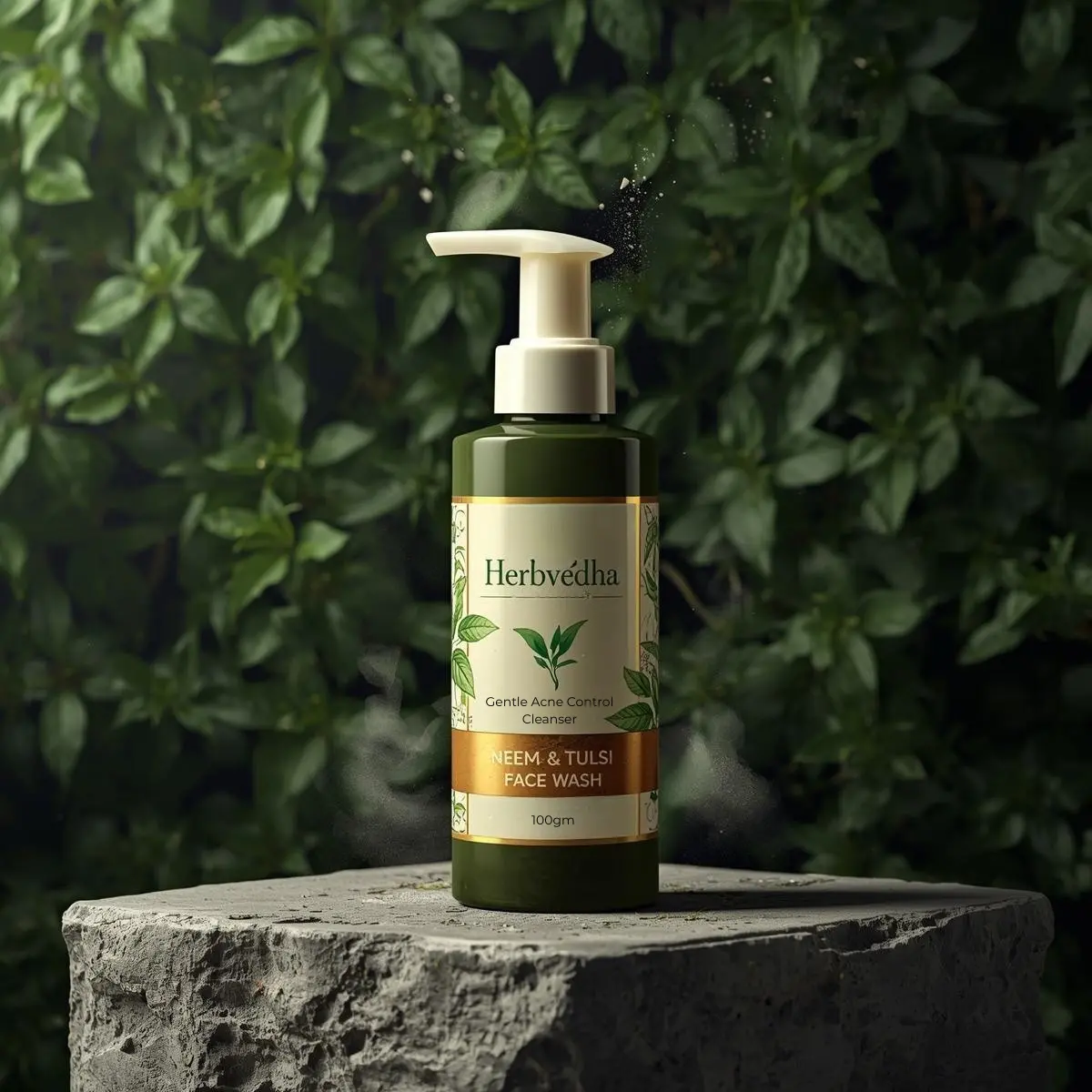 Herbvedha Neem Tulsi Face Wash for acne control and oily skin